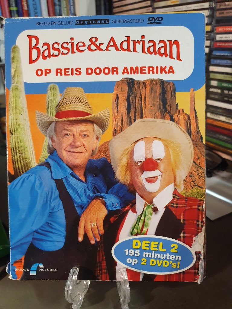 Bassie en Adriaan op reis door Amerika deel 2 2DVD, Alle leeftijden, Ophalen, Zo goed als nieuw