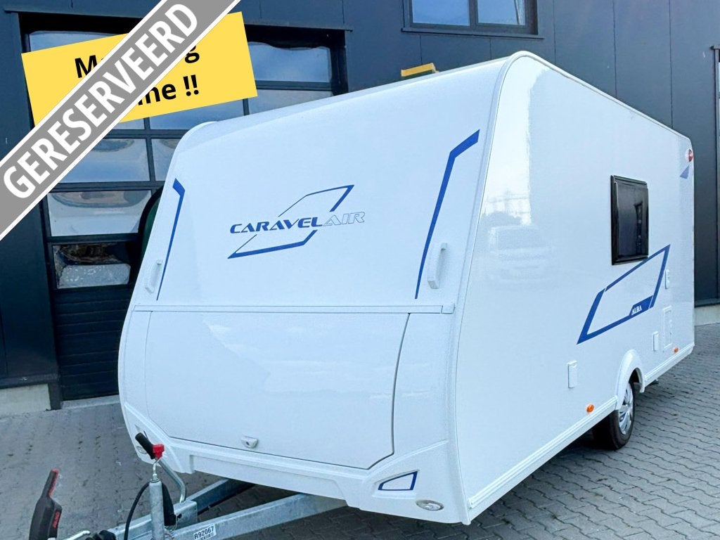 Caravelair Alba Family 466 - NieuwStaat 2025 -Voortent DWT, Caravans en Kamperen, Caravans, Dwarsbed, Ringverwarming, 750 - 1000 kg
