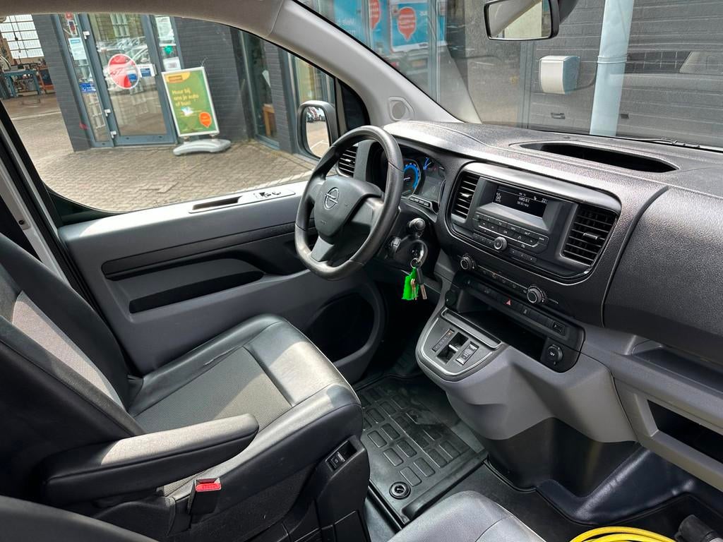 Opel Vivaro-e L3H1 Edition 75 kWh/AIRCO/TREKHAAK/BTW-AUTO NA, 136 pk, Gebruikt, Leder en Stof, Wit