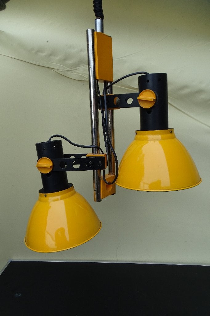Temde Leuchten hanglamp, vintage, Ophalen of Verzenden, Gebruikt, Metaal, Vintage
