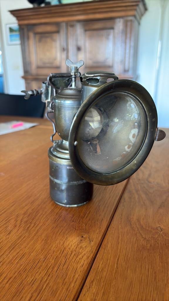 Antieke fietslamp, Ophalen of Verzenden