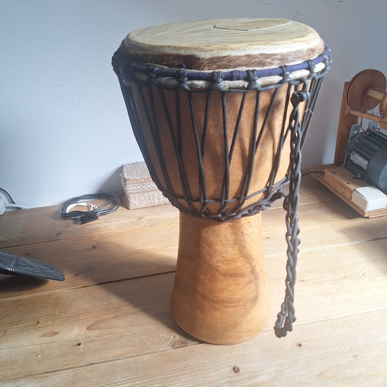 Djembe met draagrugzak - Professioneel gerepareerd, Muziek en Instrumenten, Ophalen, Gebruikt, Trommel