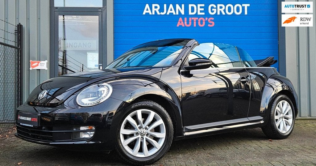 Volkswagen Beetle Cabriolet 1.2 TSI Clima Navi LED Leder PDC, Voorwielaandrijving, Gebruikt, 4 cilinders, Cabriolet
