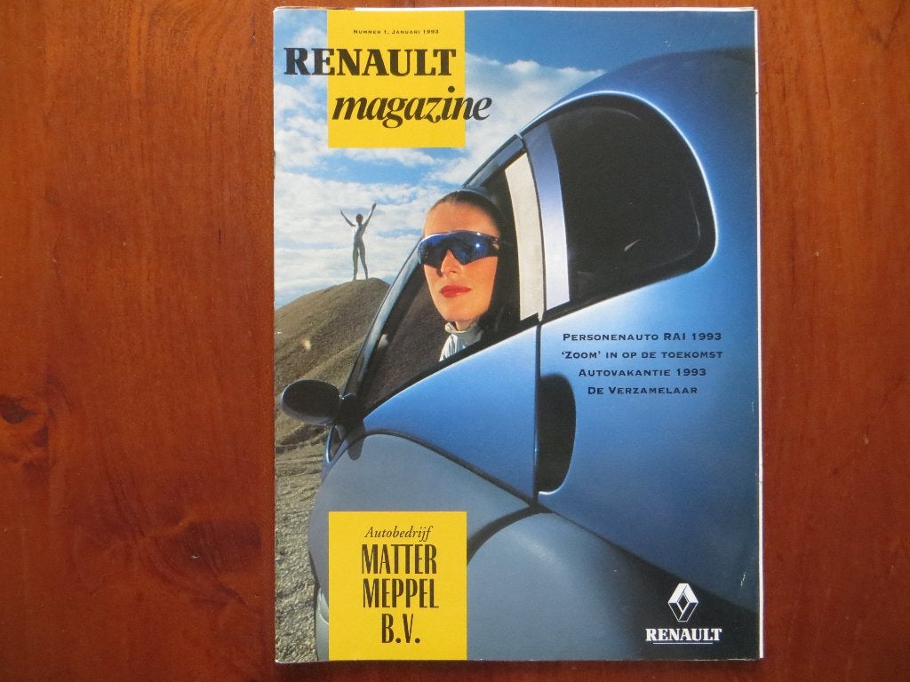 Renault Magazine (jan. 1993) Twingo, Zoom, RAI 1993, Clio S, Ophalen of Verzenden, Nieuw, Renault