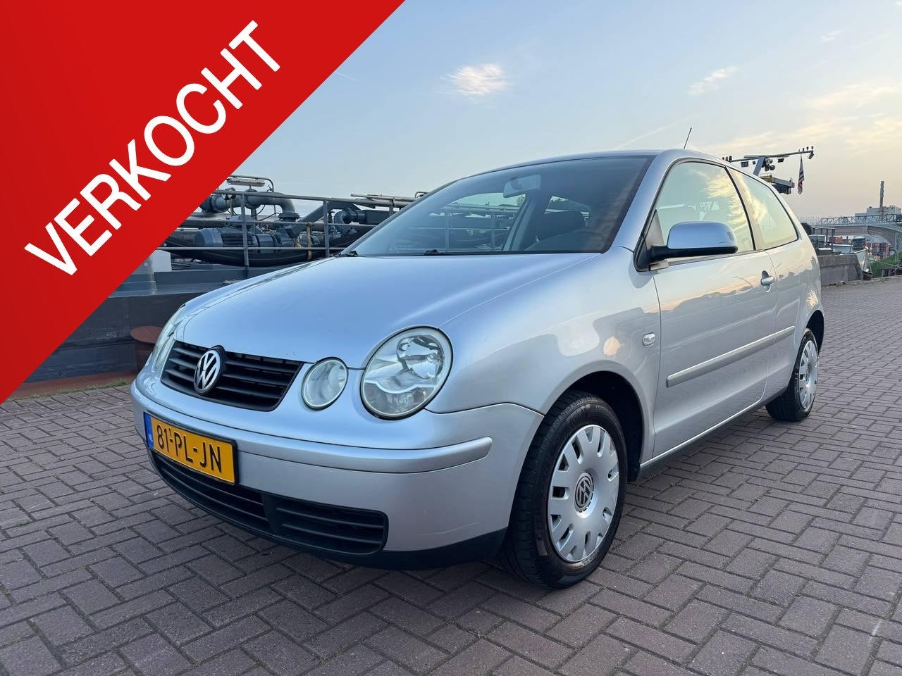 Volkswagen Polo 1.4-16V Athene, Auto's, Voorwielaandrijving, Stof, Zwart, Origineel Nederlands