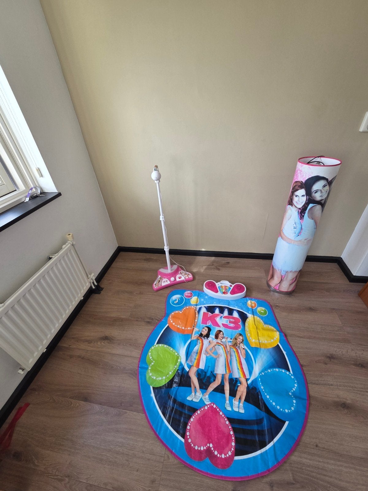 K3 Dansmat en Microfoonset + Lamp, Ophalen, Gebruikt, Meisje