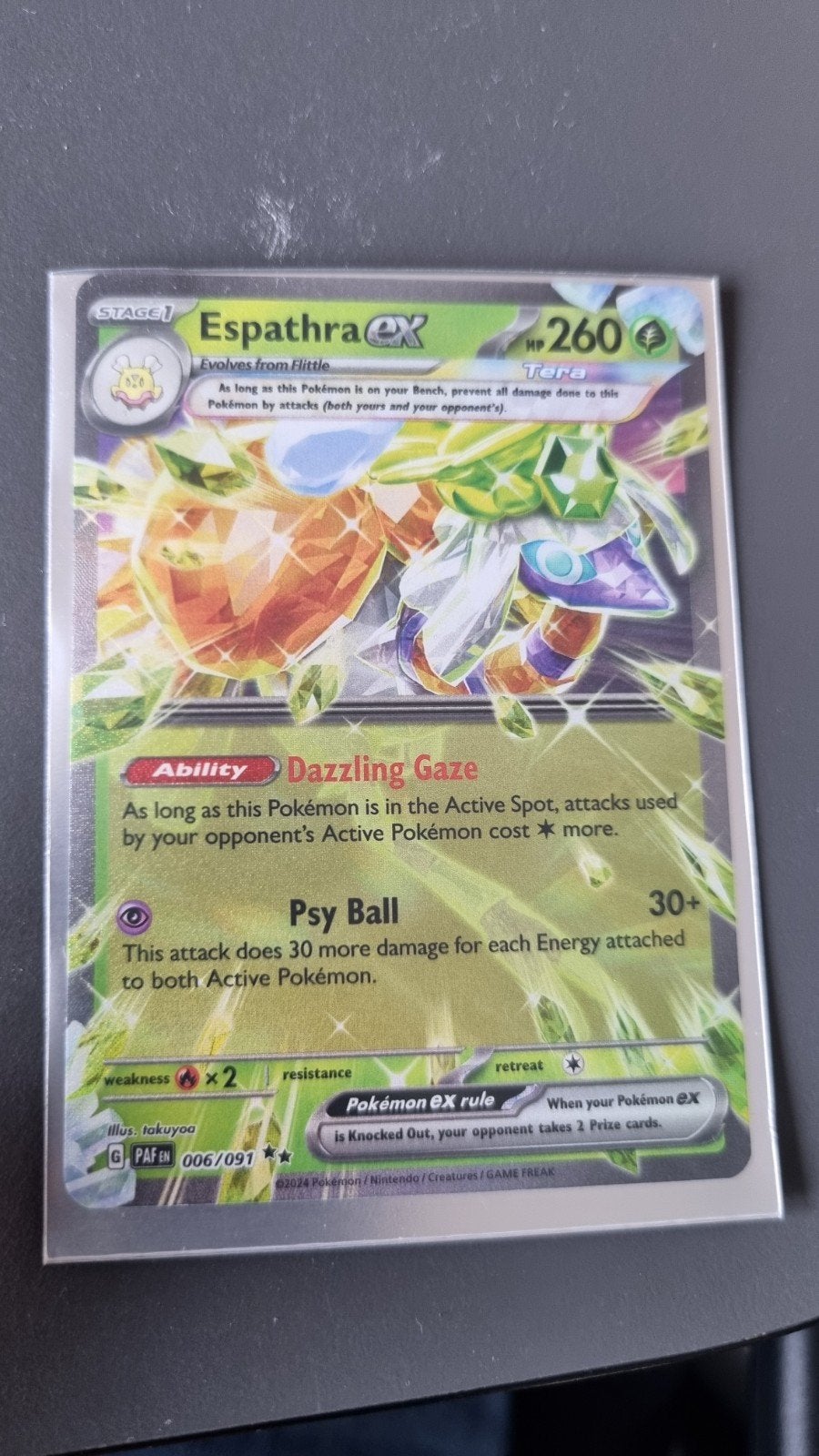 Paf 006, Ophalen of Verzenden, Zo goed als nieuw, Losse kaart, Foil