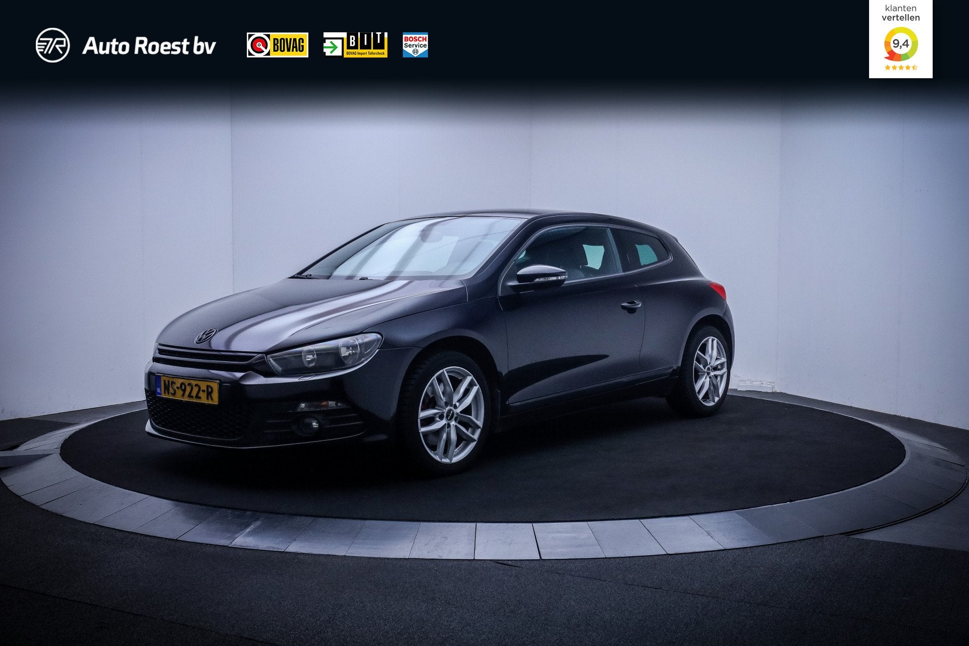 Volkswagen Scirocco 1.4TSI 160pk Highline Plus NAVI | STOELV, 15 km/l, Gebruikt, Zwart, 4 cilinders