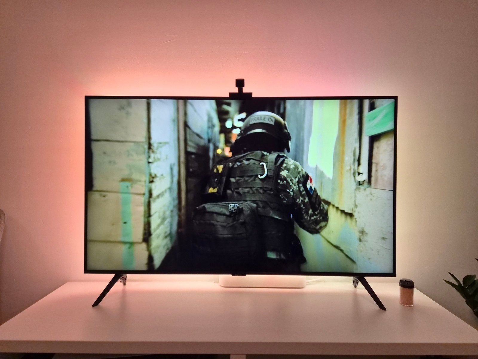 Samsung 43 inch 4K Smart TV (UE43TU8072UXXH), Ophalen, LED, 50 Hz, Zo goed als nieuw