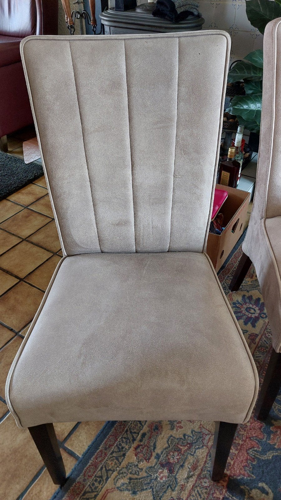 eetkamer stoelen, Huis en Inrichting, Stoelen, Ophalen, Overige kleuren, Zo goed als nieuw, Stof