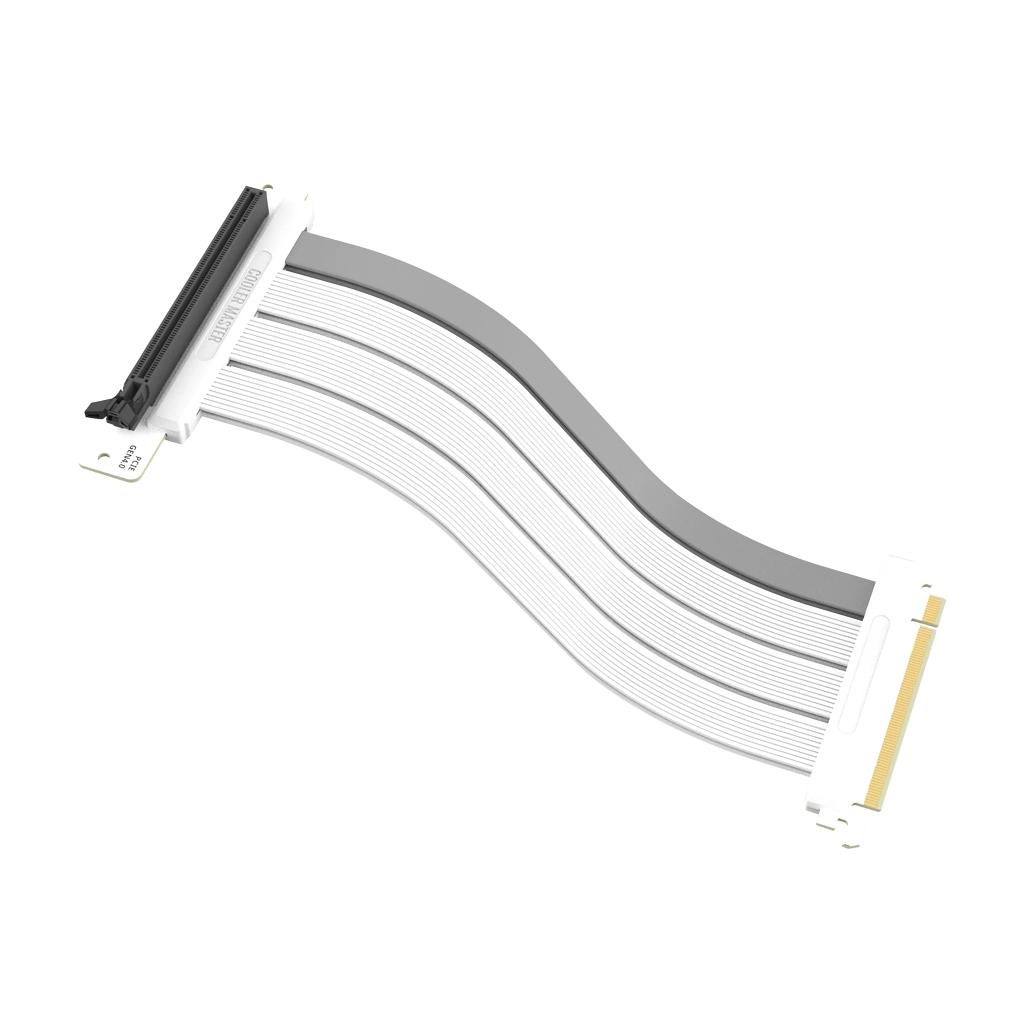 Cooler Master PCIe 4.0 x16 riser cable 300mm wit, Computers en Software, Pc- en Netwerkkabels, Nieuw, Ophalen of Verzenden