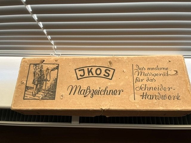 Vintage JKOS Maßzeichner - Meetinstrument voor kleermakers, Ophalen of Verzenden, Gebruikt, Overige typen
