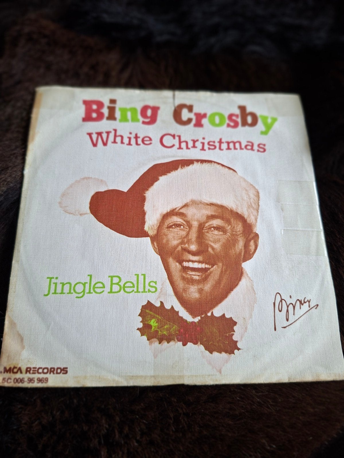 Bing Crosby - White Christmas / Jingle Bells Single, Ophalen of Verzenden, Gebruikt