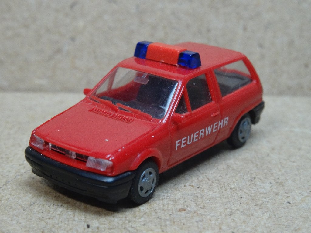 AWM 1/87, VW POLO FEUERWEHR, Zie Foto`s, Ophalen of Verzenden, Zo goed als nieuw, Auto, AWM