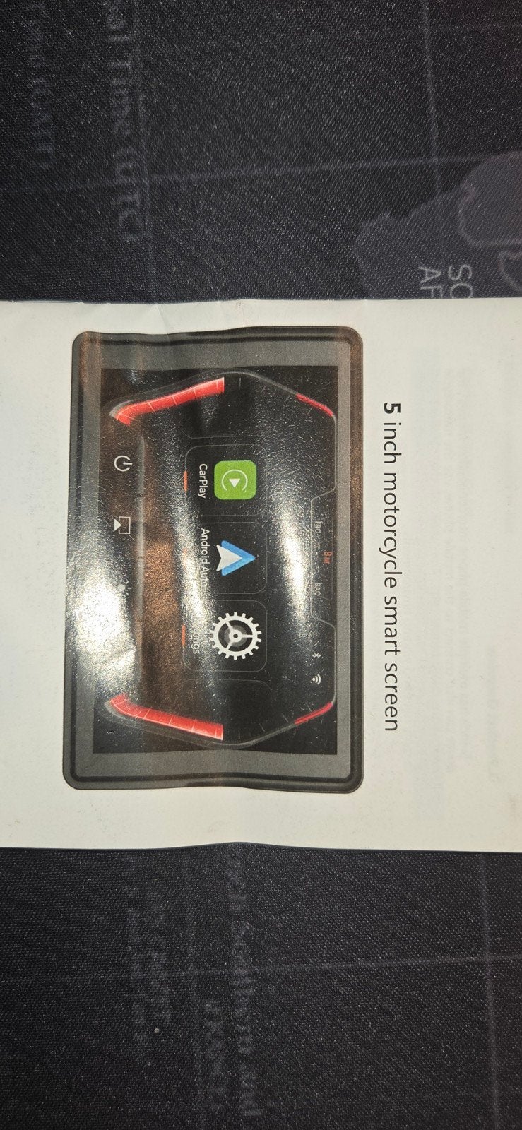 GSGoods 5 inch CarPlay scherm voor motorfiets, Ophalen of Verzenden, Nieuw