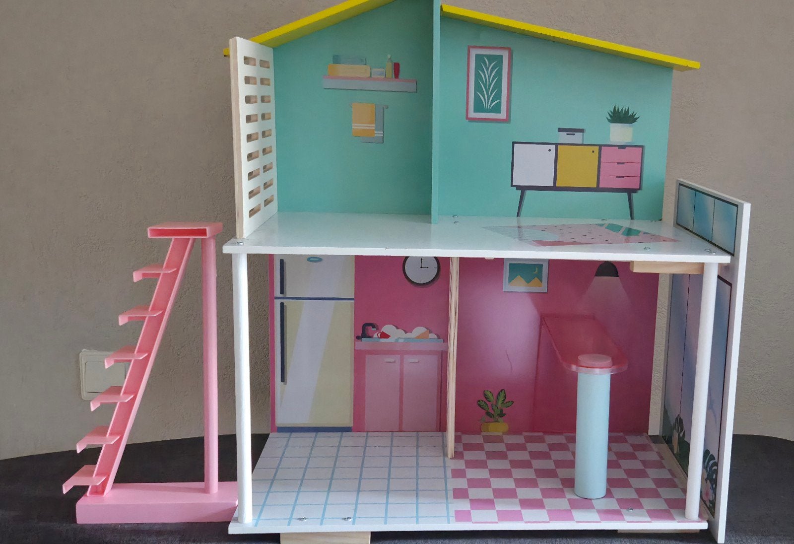 Barbie huisje, Ophalen, Toebehoren