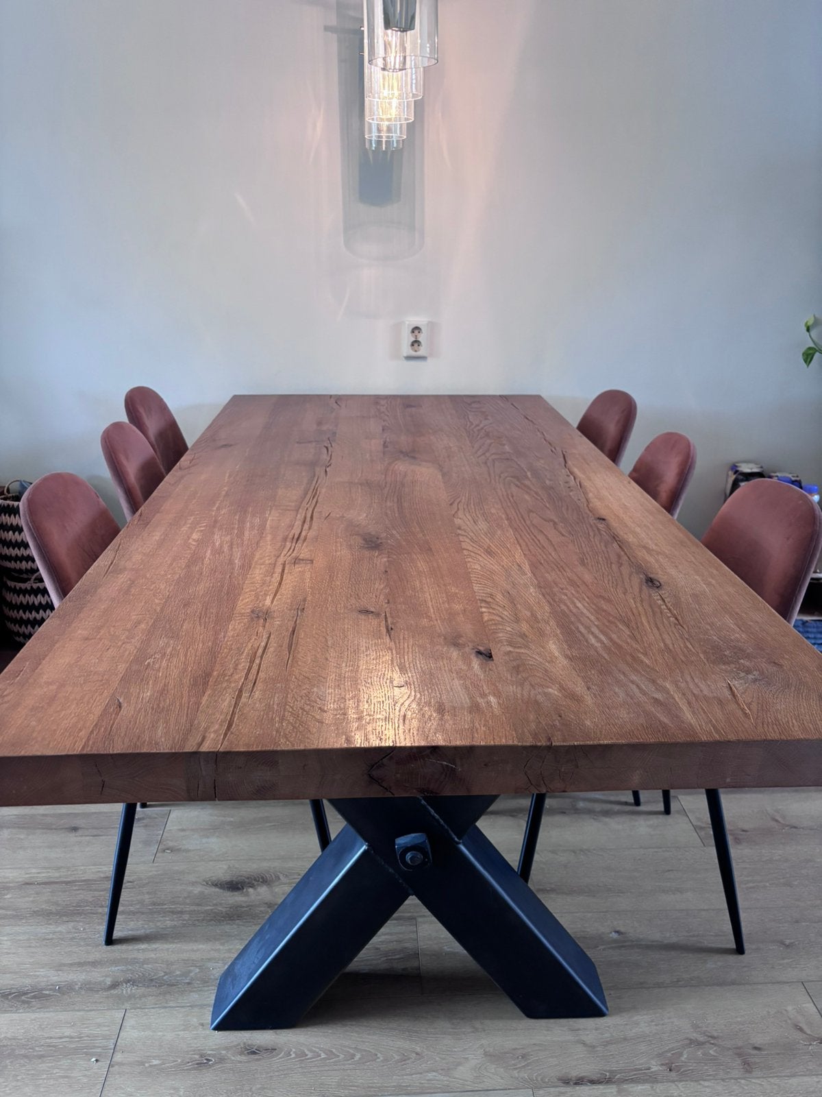 Tafel teak hout, Ophalen, Gebruikt, Teakhout, 200 cm of meer