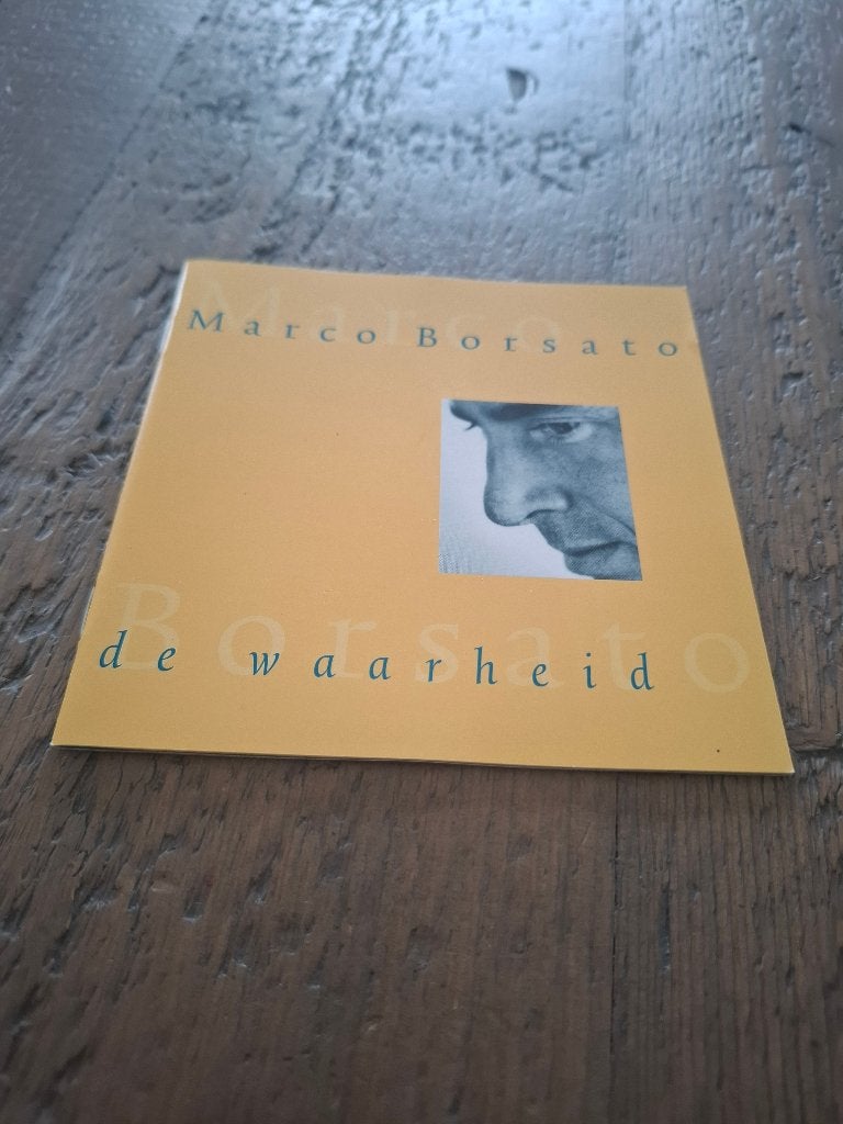 Marco Borsato - CD-boekje De Waarheid - 1997, Ophalen of Verzenden, Zo goed als nieuw