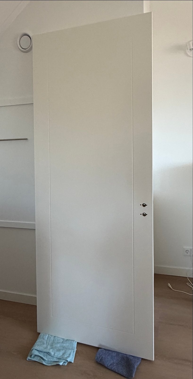 NIEUW Svedex binnendeur, smalle rand, 231,5x88 cm, wit glans, Ophalen, Gebruikt, 80 tot 100 cm, 215 cm of meer