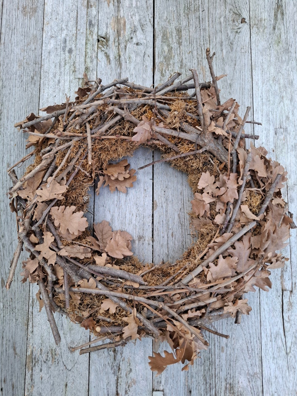 Nieuwe beuken krans 40 cm, Ophalen of Verzenden, Nieuw, Krans, Natuurlijk materiaal