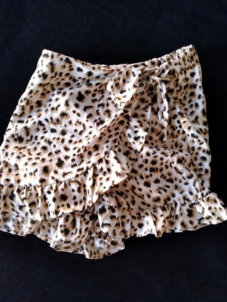 Kids Only Meisjes Broekrokje Maat 134 - Leopard Print, Kinderen en Baby's, Kinderkleding | Maat 140, Ophalen, Gebruikt, Meisje