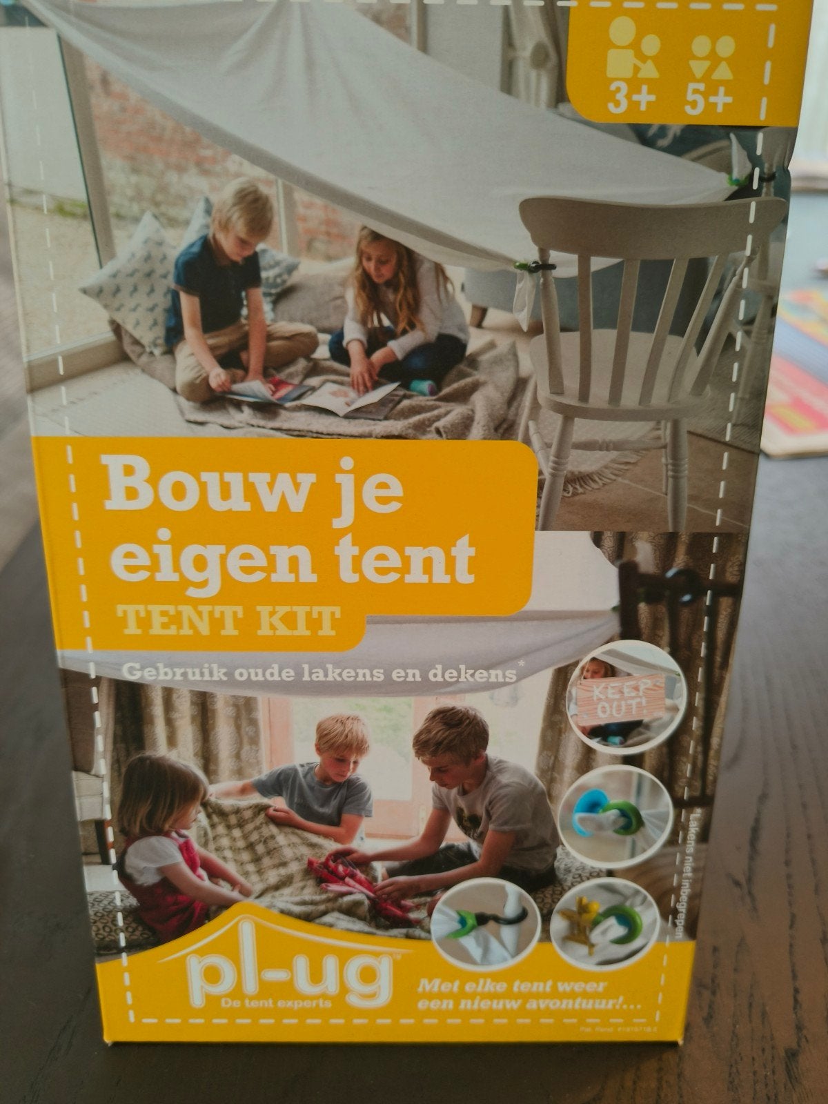 Pl-ug Tent Kit - Bouw je eigen tent, Ophalen, Zo goed als nieuw, Bouwen