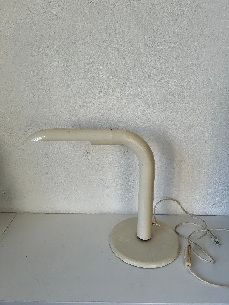 Vintage Tube Bureaulamp -, Beige, Bureaulamp, Gebruikt, Ophalen of Verzenden