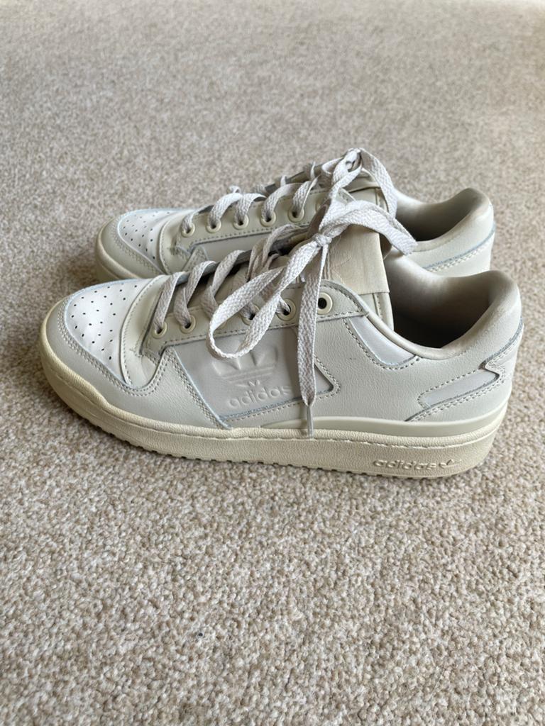 Adidas Forum Bold Low sneakers - Maat 38 2/3, Ophalen of Verzenden, Gedragen, Wit, Sneakers of Gympen