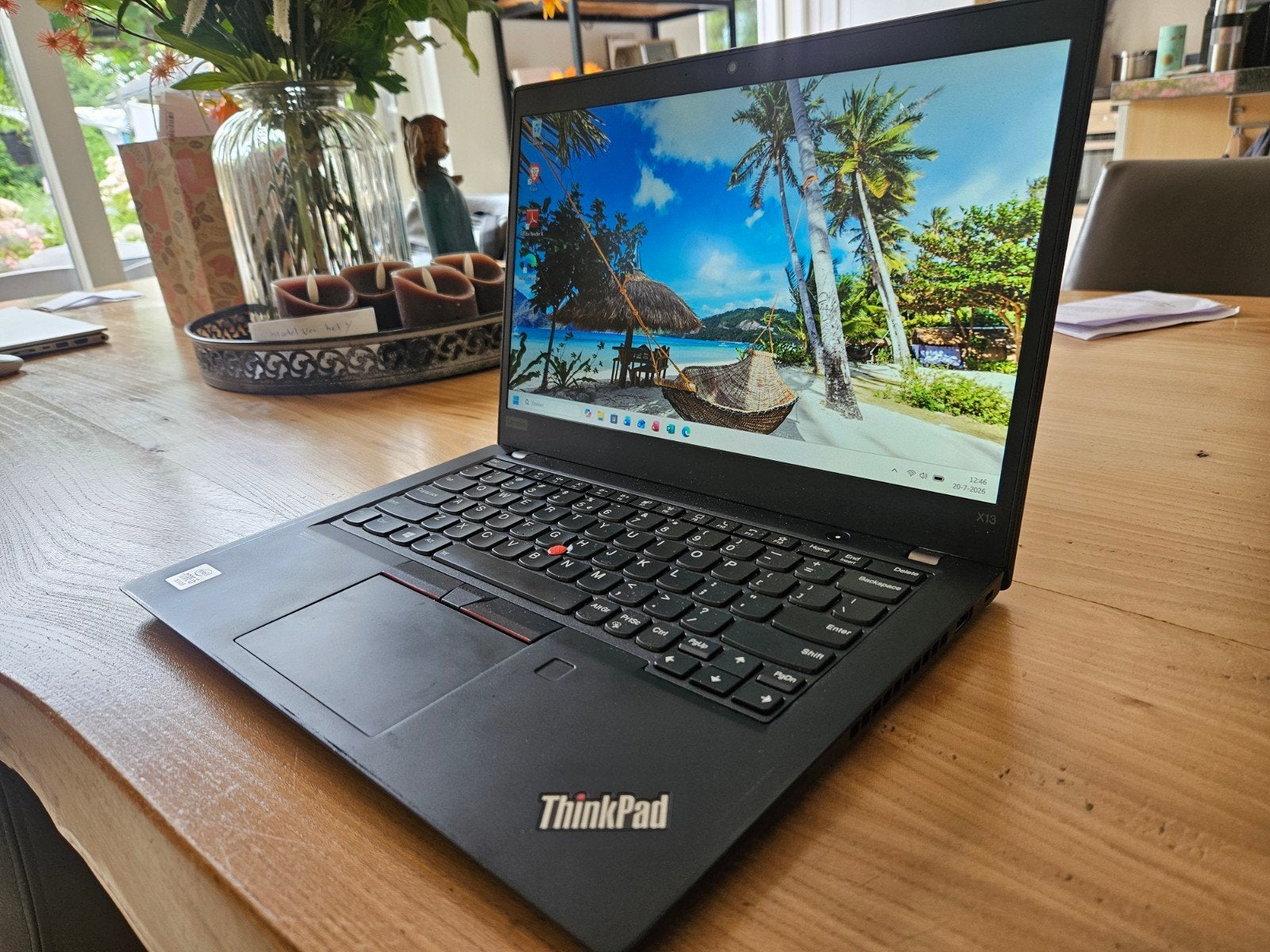 Zgn lenovo x13 i5 thinkpad laptopje., Ophalen, 256 GB, Met videokaart, 2 tot 3 Ghz
