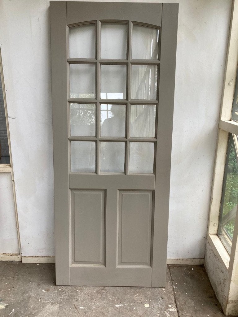 Houten schuifdeur, Ophalen, Gebruikt, 80 tot 100 cm, Binnendeur