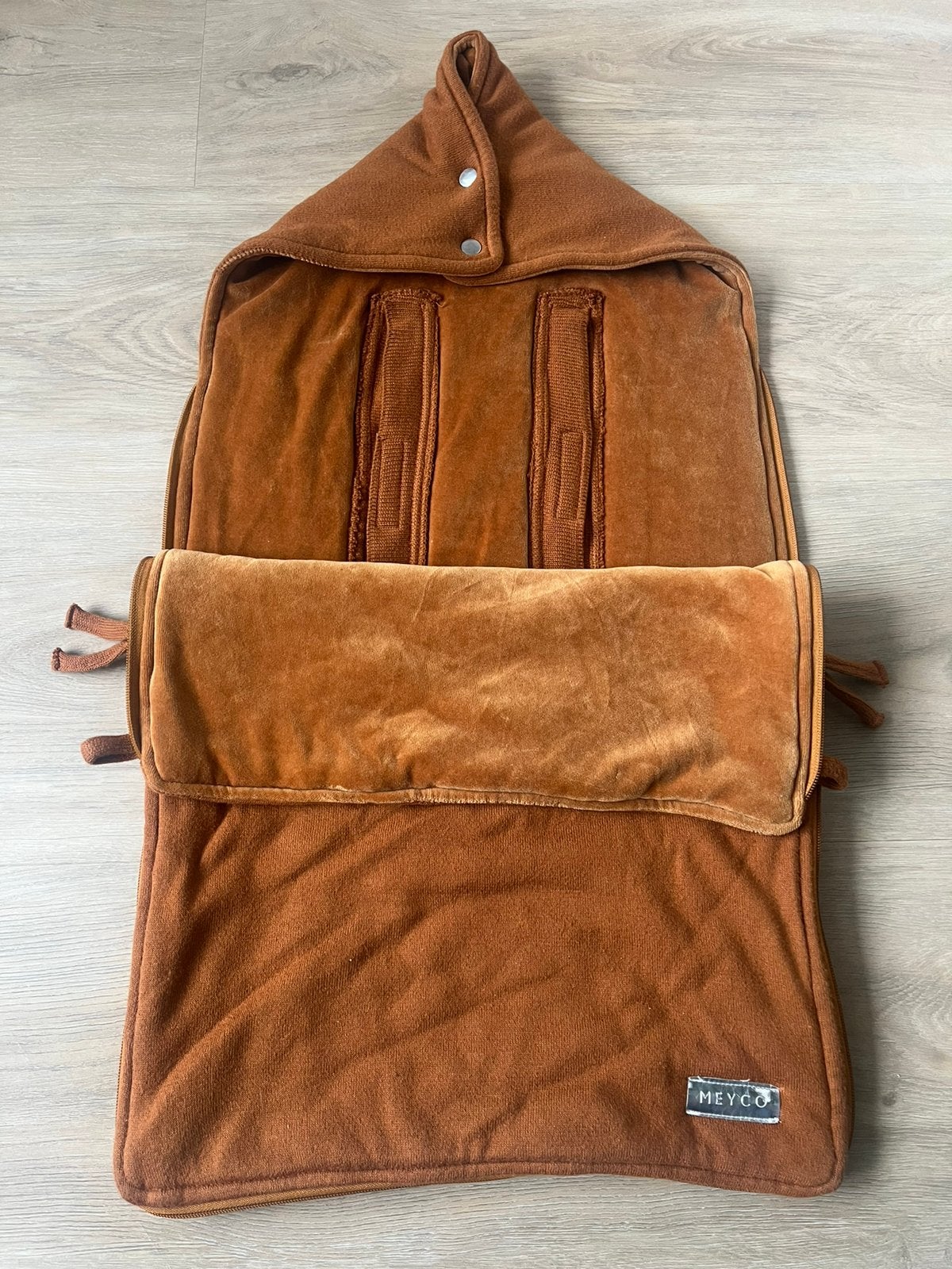 Voetenzak knit velvet ~Meyco~, Ophalen of Verzenden, Zo goed als nieuw, Voetenzak, Meyco