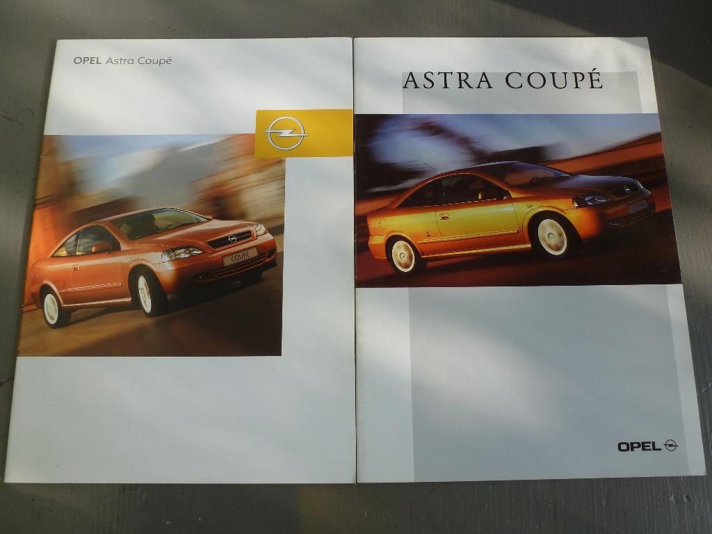 Opel Astra Coupe folder Bertone 2 voor 4,95 !!!, Ophalen of Verzenden, Zo goed als nieuw, Overige merken