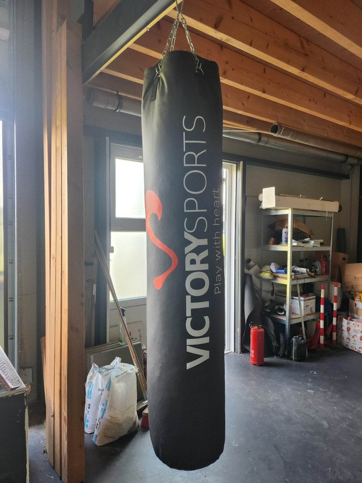 Hangende Victory Sportsbokszak 180 cm (nieuwstaat!), Ophalen, Zo goed als nieuw, Bokszak
