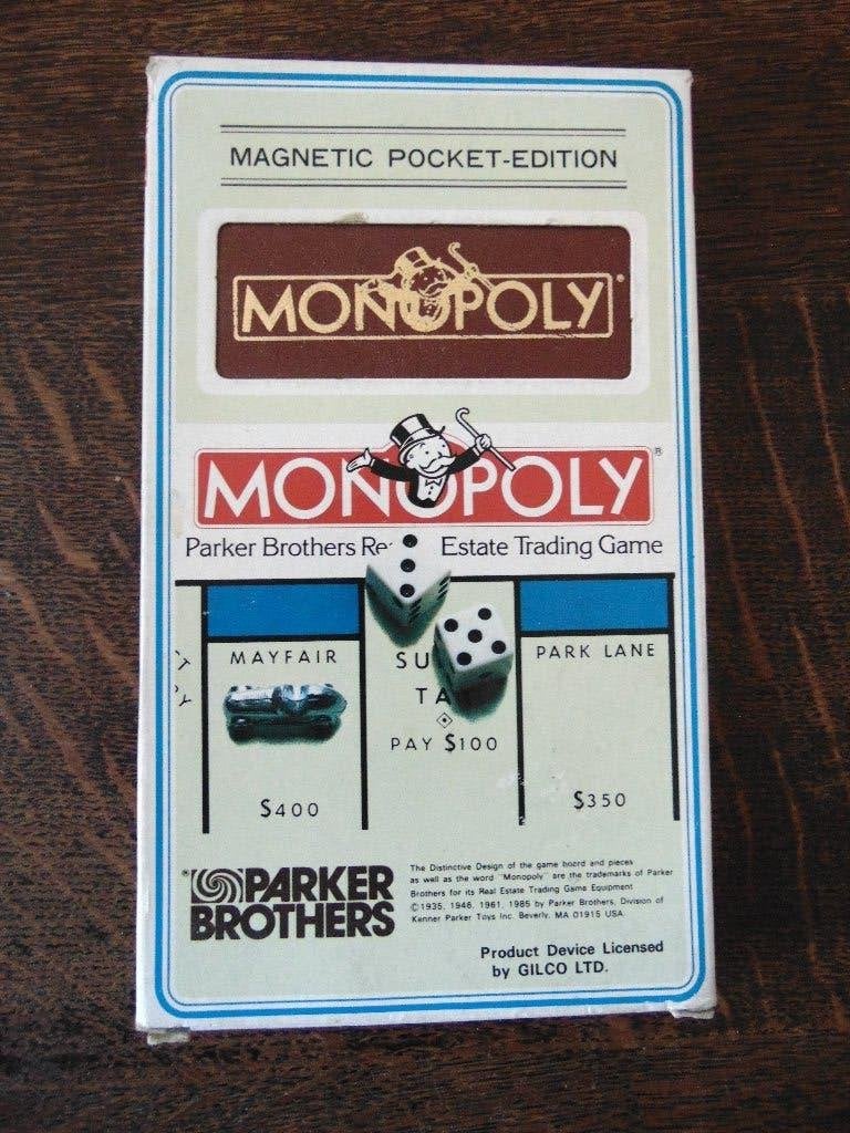 Magnetic Pocket Monopoly  NIEUW  Spel van Parker, Een of twee spelers, Ophalen of Verzenden, Nieuw, Parker Brothers
