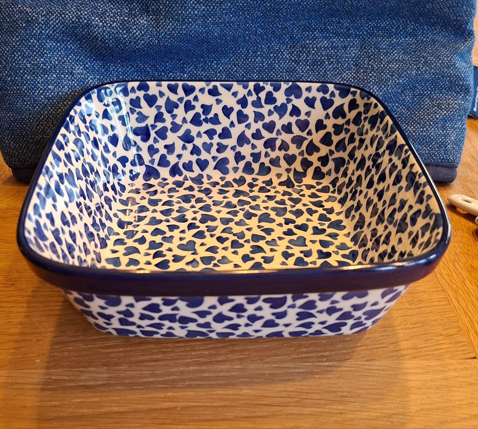 Bunzlau vierkante ovenschaal - 20 cm, ., Keramiek, Nieuw, Ophalen of Verzenden