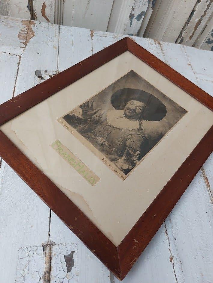 Reproductie Frans Hals portret, Antiek en Kunst, Ophalen of Verzenden