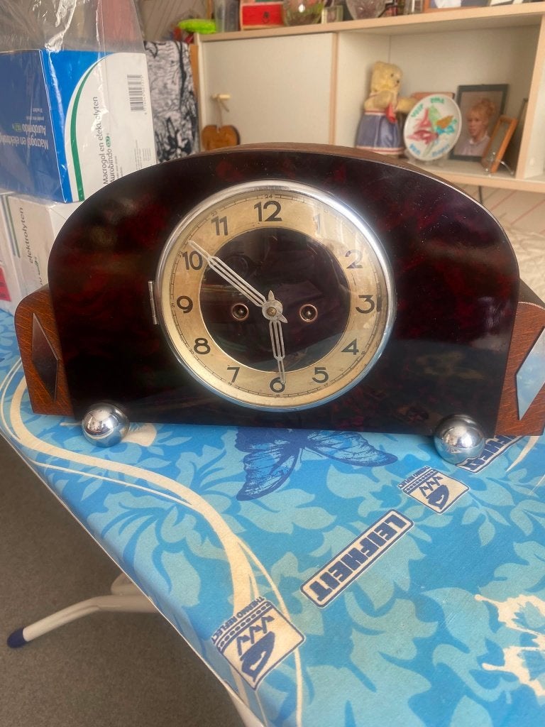 Art Deco Pendule, Ophalen of Verzenden