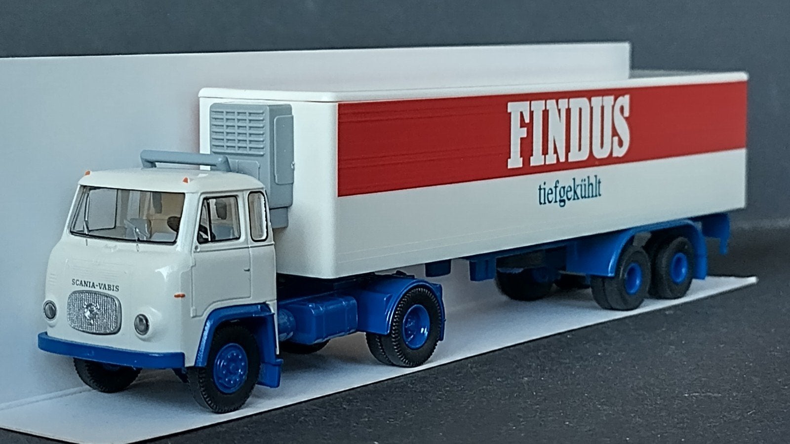 Scania Vabis LB76 Findus 1;87 H0 Brekina Pol, Hobby en Vrije tijd, Modelauto's | 1:87, Verzenden, ., Nieuw, Brekina