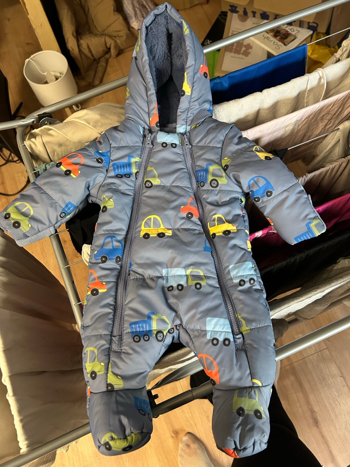 Zo goed als nieuw: Warm winterpakje baby (tot 1 maand), Ophalen of Verzenden, Zo goed als nieuw, Jongetje of Meisje