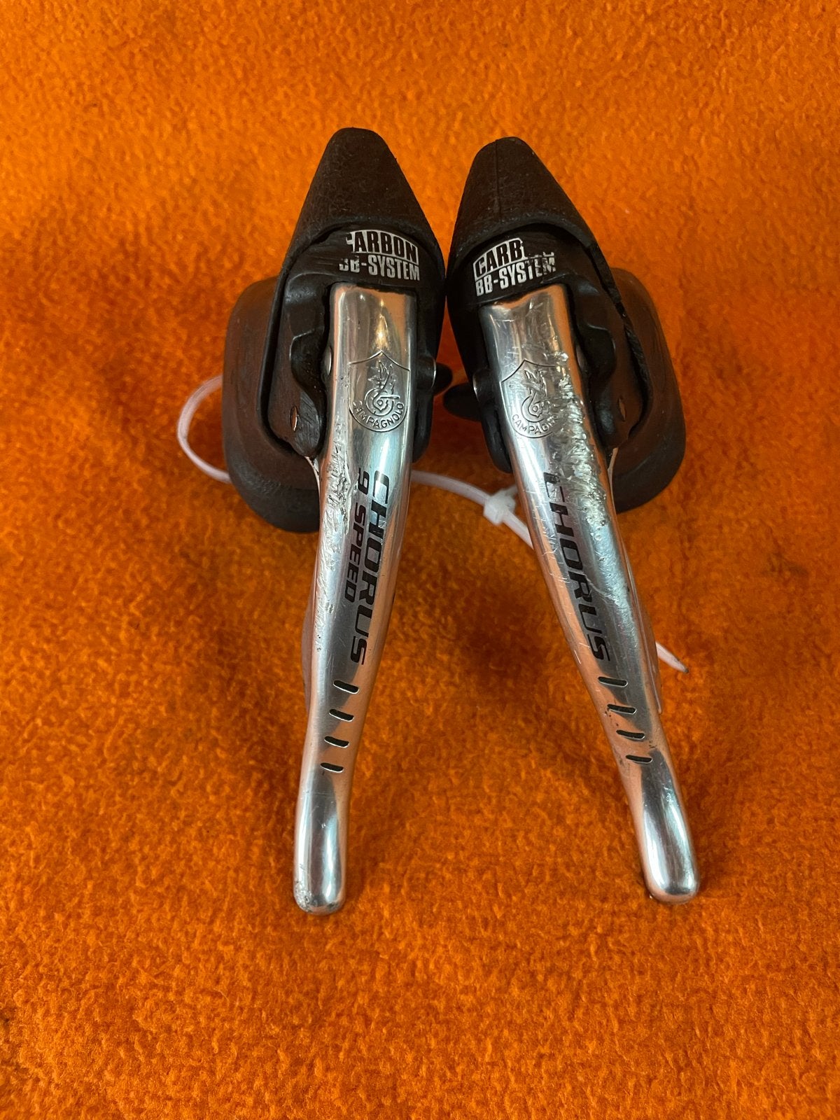 Campagnolo Chorus 9 sp shifters Carbon BB-System racefiets, Gebruikt, Verzenden, Overige typen, Aluminium