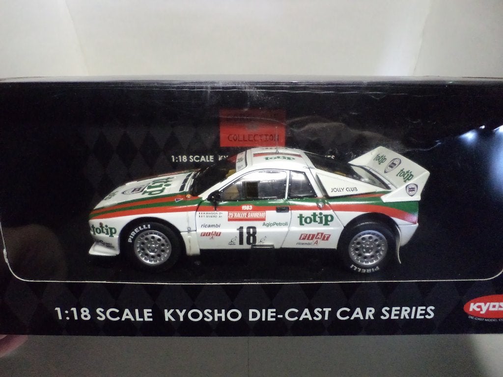 Lancia 037 Kyosho (RUILEN), Ophalen of Verzenden, Zo goed als nieuw, Auto, Kyosho