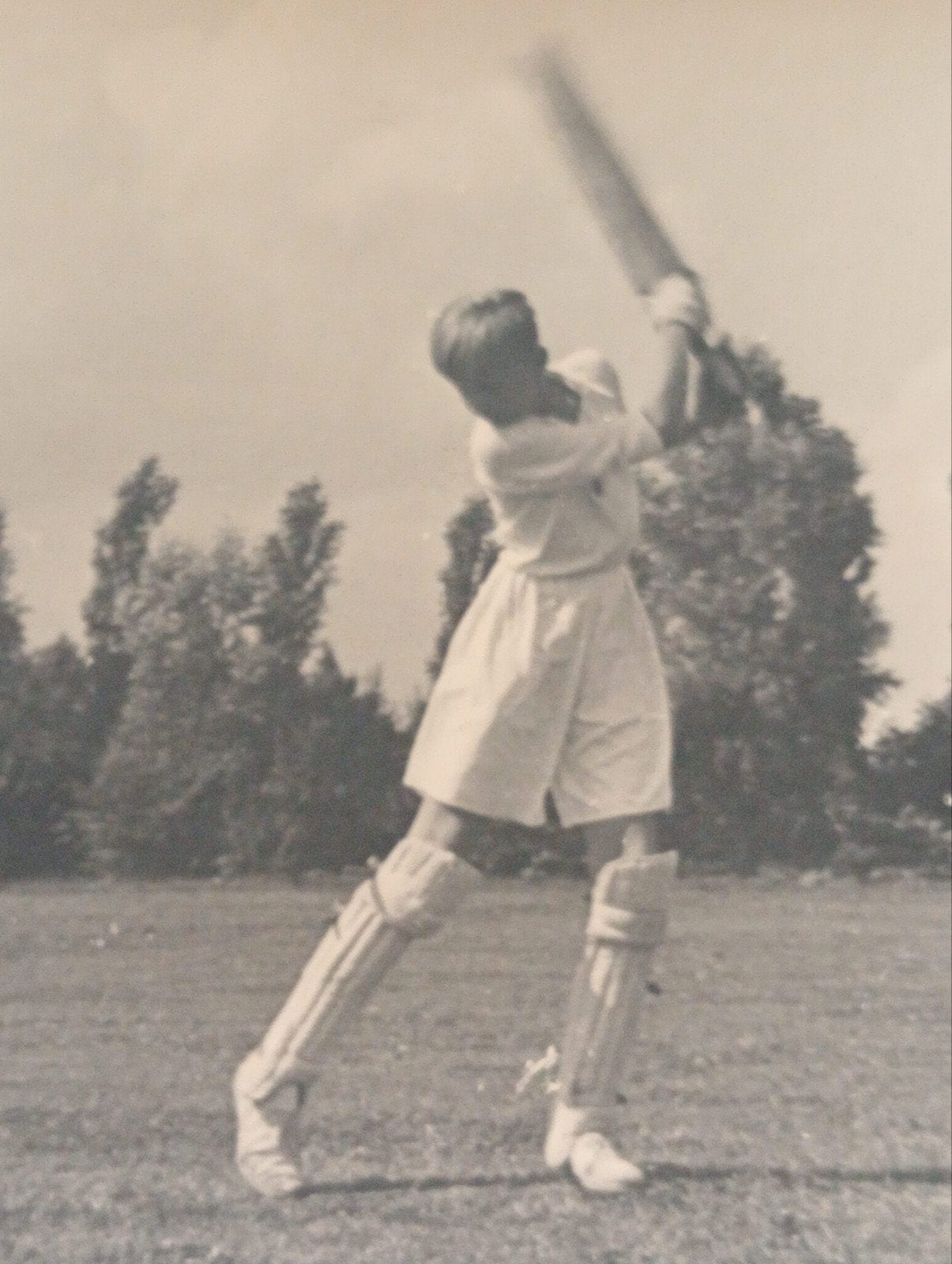 Oude Cricket foto jaren 40-50, Ophalen of Verzenden, 1940 tot 1960, Gebruikt
