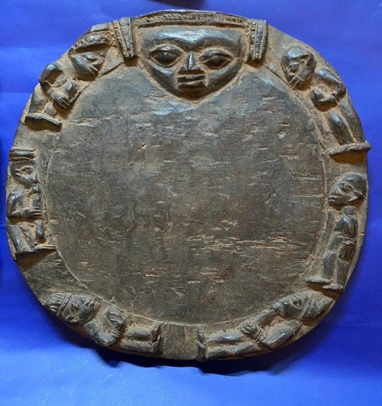 3 oude Waarzeggersborden Opon Ifa Yoruba west Afrika, Antiek en Kunst, Ophalen of Verzenden