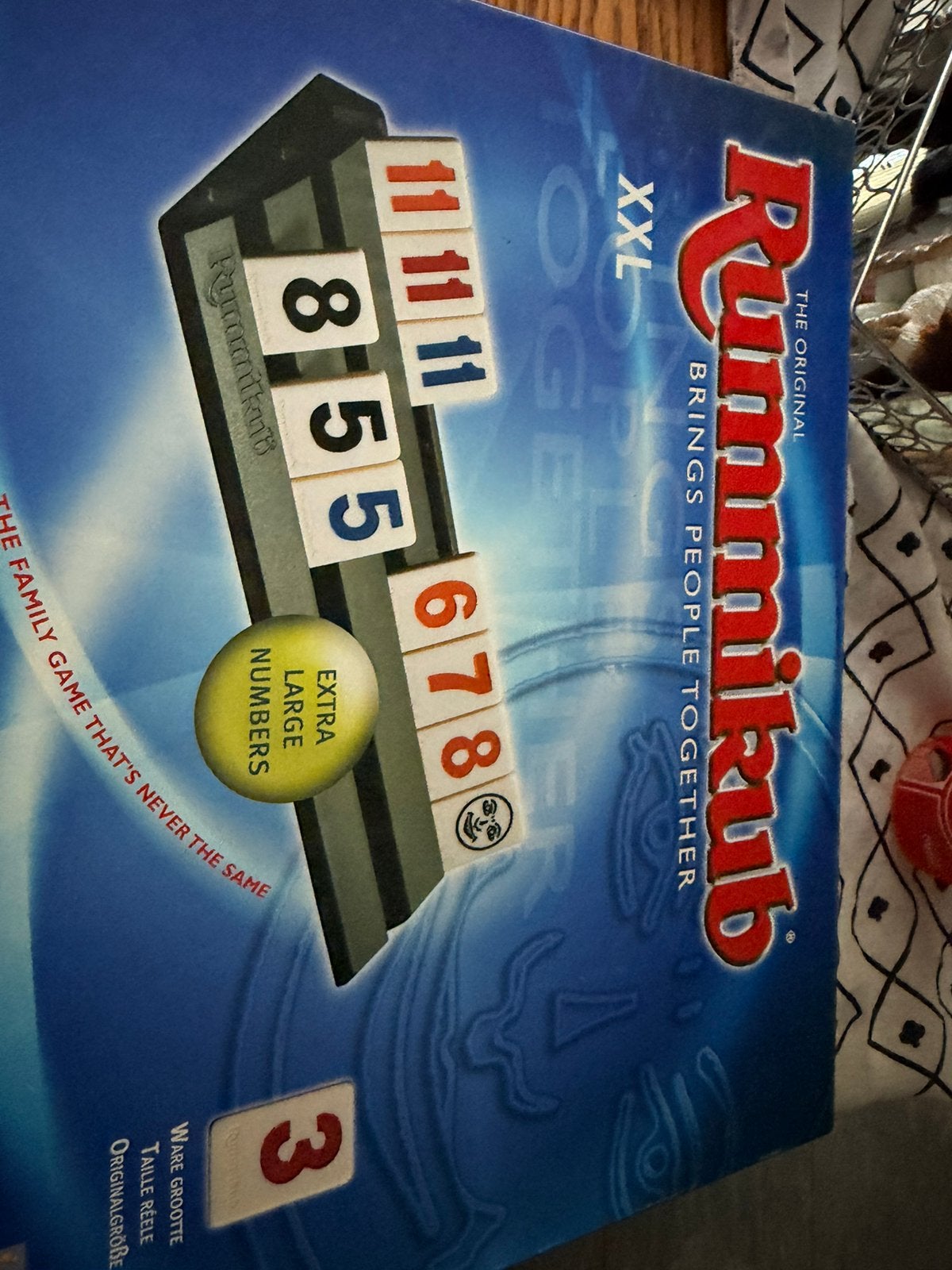 Rummikub xxl zgan, Hobby en Vrije tijd, Gezelschapsspellen | Bordspellen, Ophalen of Verzenden, Zo goed als nieuw