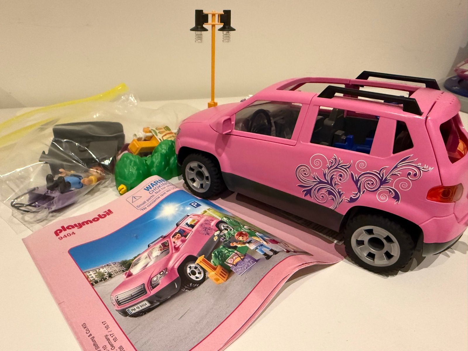 Grote Playmobil set: auto, camping, dieren en meer!, Ophalen, Gebruikt, Jongen of Meisje