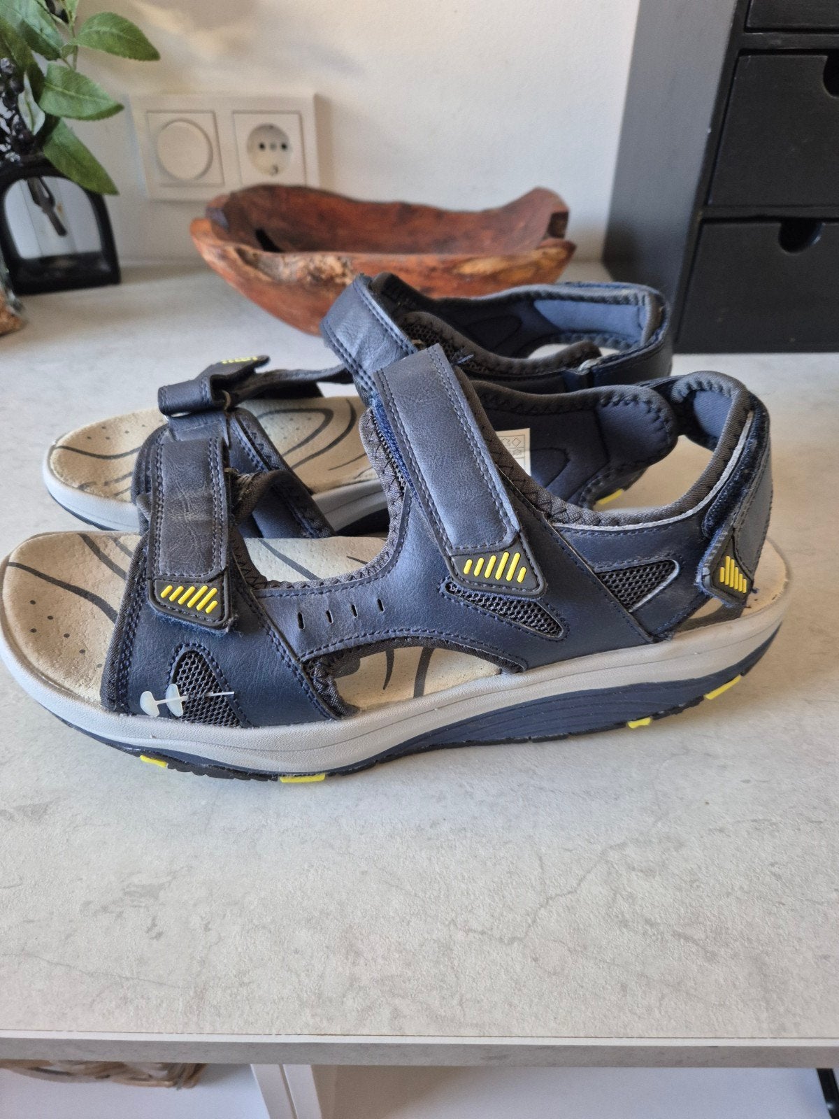 Walkx Men sandalen maat 45 - Zo goed als nieuw, Sandalen, Blauw, Walkx Men, Ophalen of Verzenden