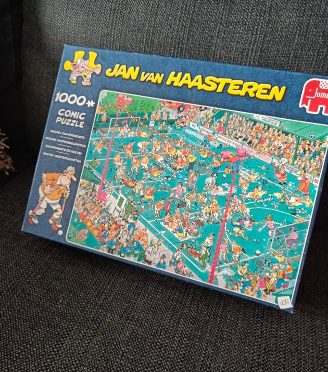 Jan van Haasteren 'Hockey Kampioenschappen' 1000 stukjes, Ophalen of Verzenden, 500 t/m 1500 stukjes, Zo goed als nieuw, Legpuzzel