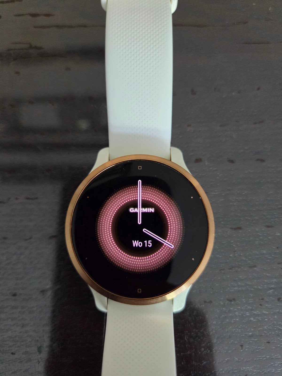 Garmin Venu 2S horloge wit met rosé goud, Conditie, Wit, Garmin venu, Ophalen of Verzenden