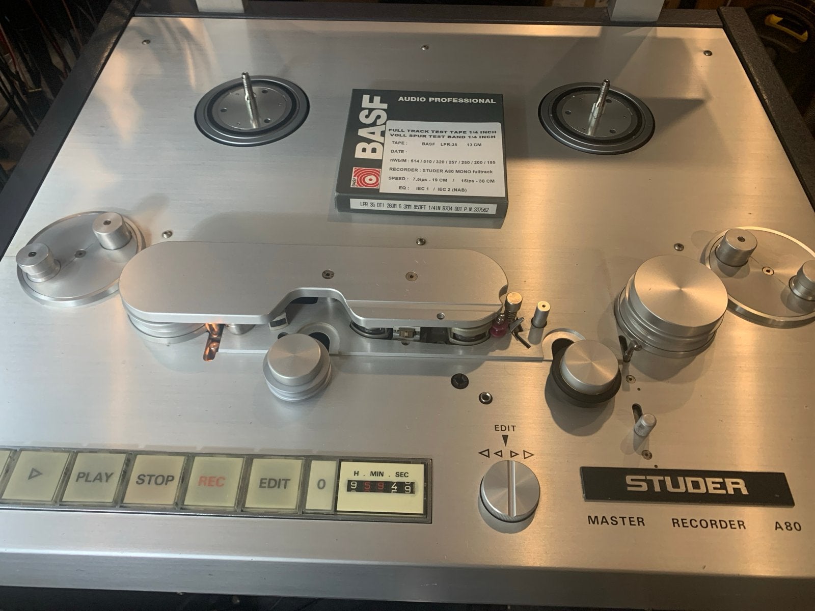 Aangeboden nieuw geproduceerde 1/4 inch Open Reel Test tapes, Ophalen of Verzenden, Onderdeel, Met banden