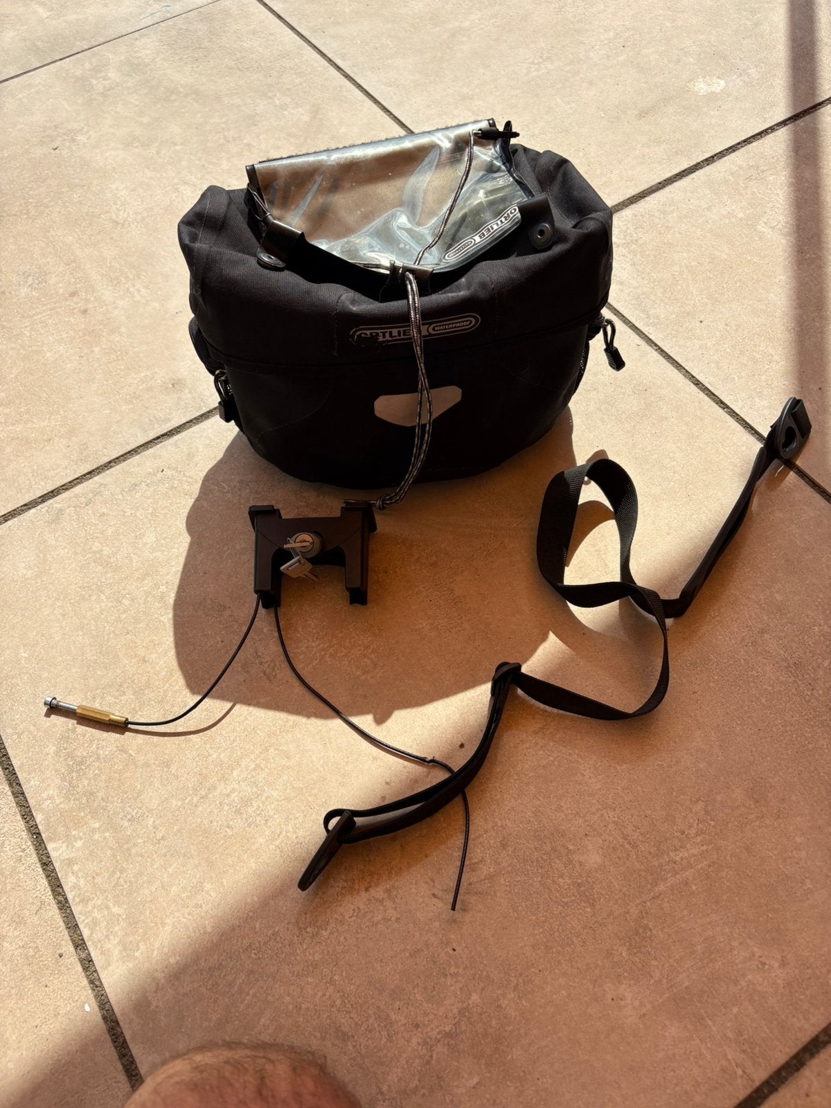 Ortlieb  stuurtas met sleutel, Ophalen of Verzenden, Gebruikt